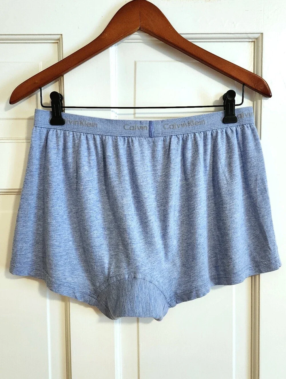 💪Calvin Klein💪 - Blue Knit Boxer/Lounge Short w/Logo Waistband